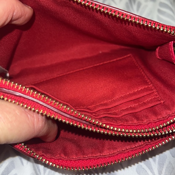 Coach Red Wristlet - Picture 6 of 16